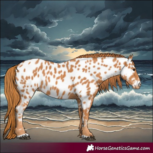 Horse Color:Chestnut Appaloosa 