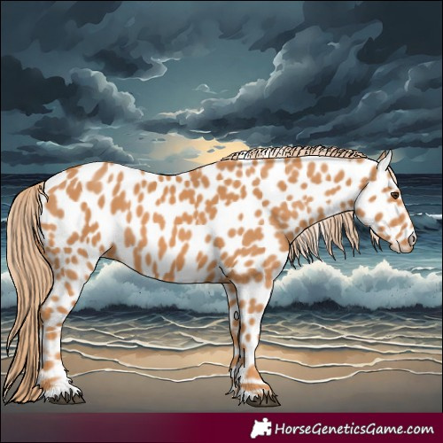 Horse Color:Chestnut Appaloosa