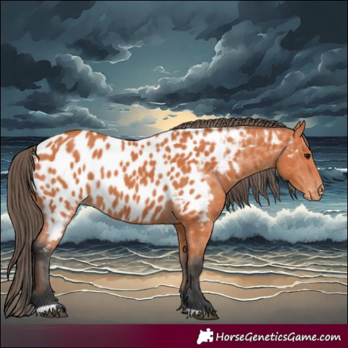Horse Color:Bay Appaloosa 