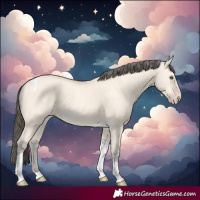 Horse Color:Amber Cream Champagne Tobiano 