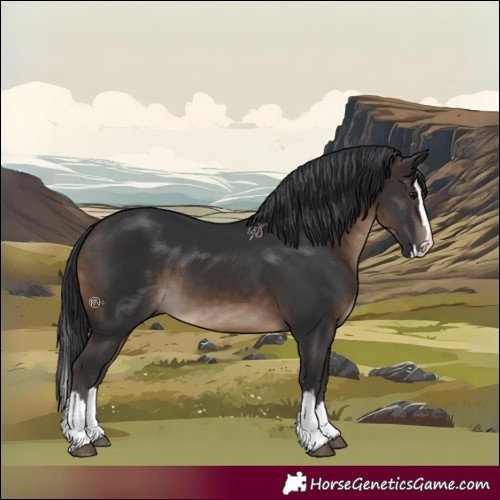 Horse Color:Brown Splash 