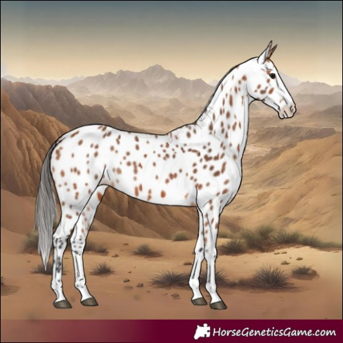 Horse Color:Bay Appaloosa 