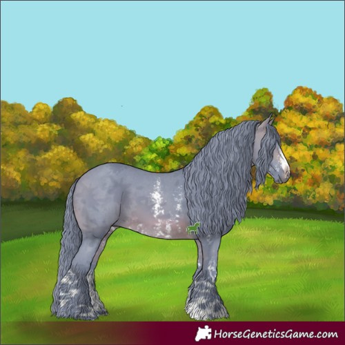 Horse Color:Watercolor Brown Sabino 