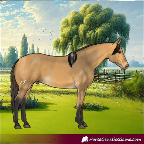 Horse Color:Buckskin 