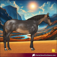 Horse Color:Buckskin 