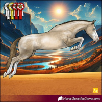 Horse Color:Buckskin Pearl 