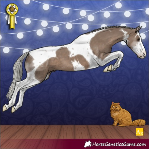Horse Color:White Spotted Silver Grullo Tobiano 