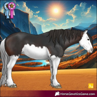 Horse Color:Brown Splash