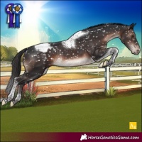 Horse Color:Brown Mushroom Tobiano Snowcap Rabicano 