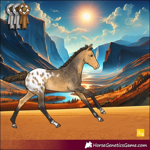 Horse Color:Buckskin Appaloosa 