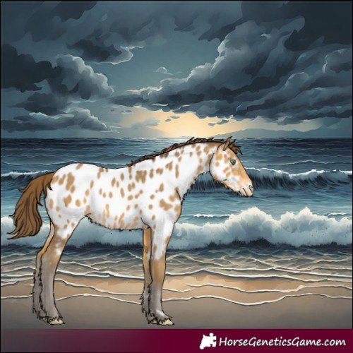 Horse Color:Sable Cream Champagne Appaloosa 