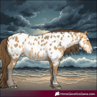 Horse Color:Sable Cream Champagne Blanket