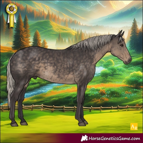 Horse Color:Silver Smoky Black