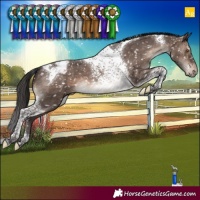Horse Color:Brown Dun Mushroom Tobiano Snowcap Brindle