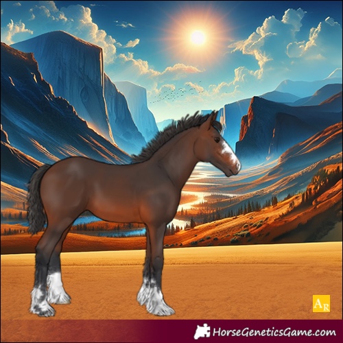 Horse Color:Brown 