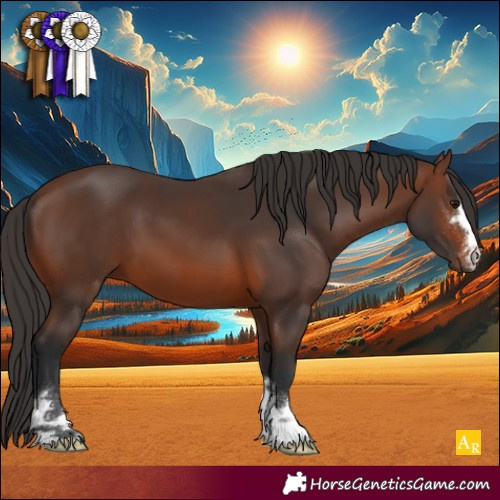Horse Color:Brown 