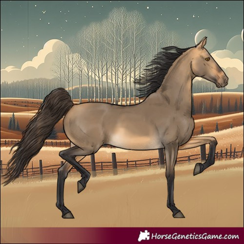 Horse Color:Buckskin Dun 