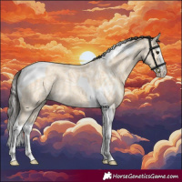 Horse Color:Buckskin Ice Splash Tobiano 