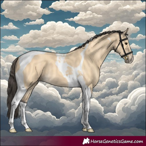 Horse Color:Buckskin Tobiano 