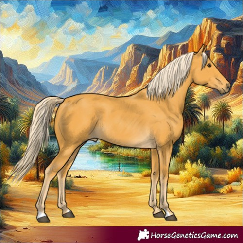Horse Color:Palomino Rabicano 
