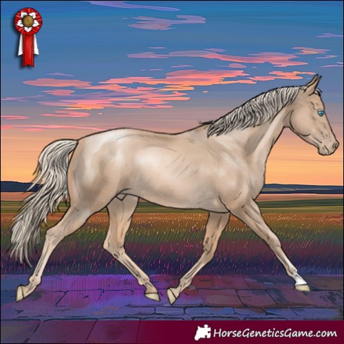 Horse Color:Chocolate Palomino Pearl