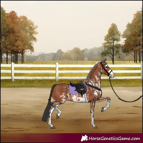 Horse Color:Bay Sabino 