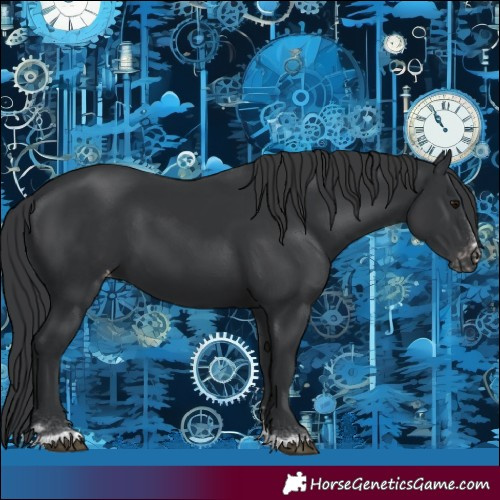 Horse Color:Black Varnish 