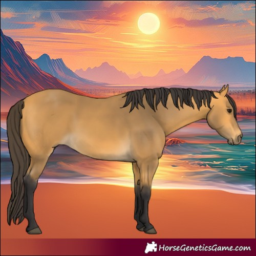 Horse Color:Buckskin 