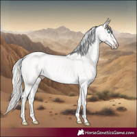 Horse Color:Cremello 