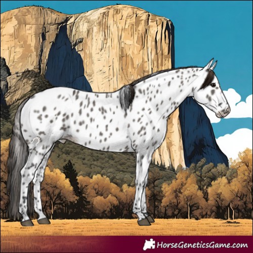 Horse Color:Grullo Appaloosa 