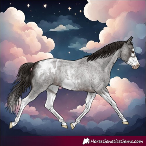 Horse Color:Liver Red Roan Sabino Splash Frame Blanket
