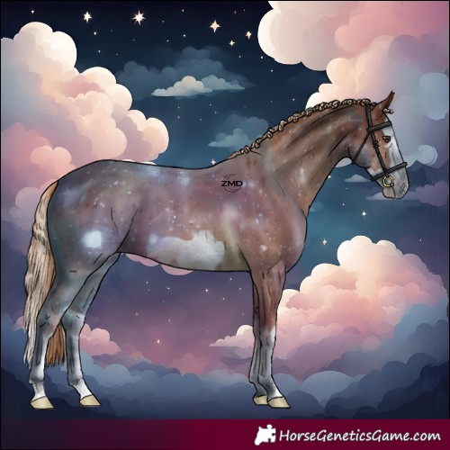 Horse Color:Chestnut Splash Frame