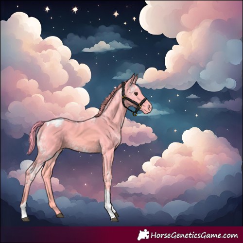 Horse Color:Watercolor Chestnut Ice Tobiano Appaloosa 