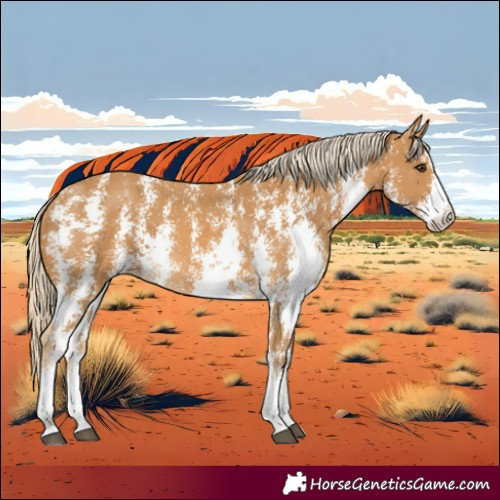 Horse Color:Palomino Sabino Varnish