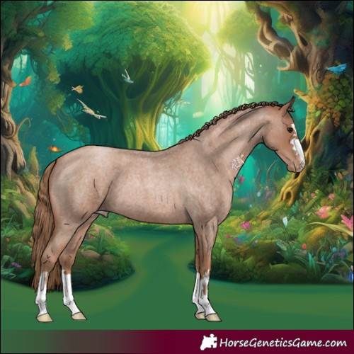 Horse Color:Blue Roan Pearl Appaloosa