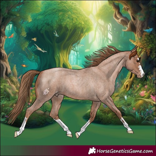 Horse Color:Blue Roan Pearl Appaloosa 