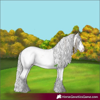 Horse Color:Chocolate Silver Bay Ice Onyx Sabino Splash Brindle 