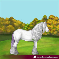 Horse Color:Watercolor Brown Onyx Mushroom Sabino Splash Brindle