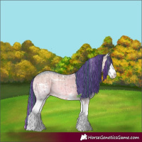 Horse Color:Painted Watercolor White Spotted Brown Ice Onyx Splash Brindle 