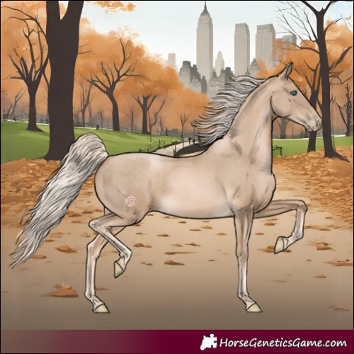 Horse Color:Chocolate Palomino Pearl