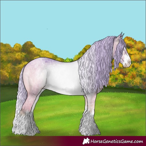 Horse Color:Watercolor Chocolate Silver Brown Ice Roan Onyx Sabino Splash 