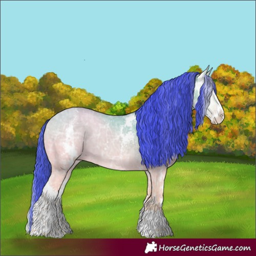 Horse Color:Watercolor Amber Cream Champagne Ice Onyx Sabino