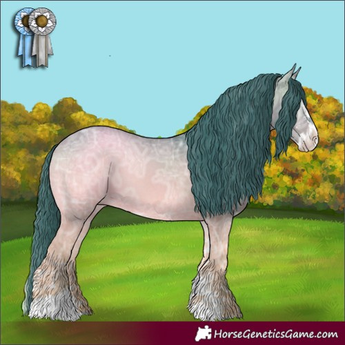 Horse Color:Watercolor Bay Ice Onyx Sabino