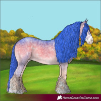Horse Color:Watercolor Brown Ice Onyx Sabino