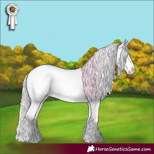 Horse Color:Watercolor White Spotted Chocolate Silver Brown Ice Roan Onyx Splash