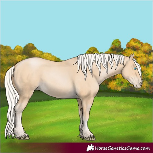 Horse Color:Silver Smoky Black Pearl 