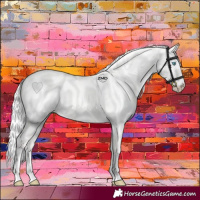 Horse Color:Silver Smoky Creme Dun 