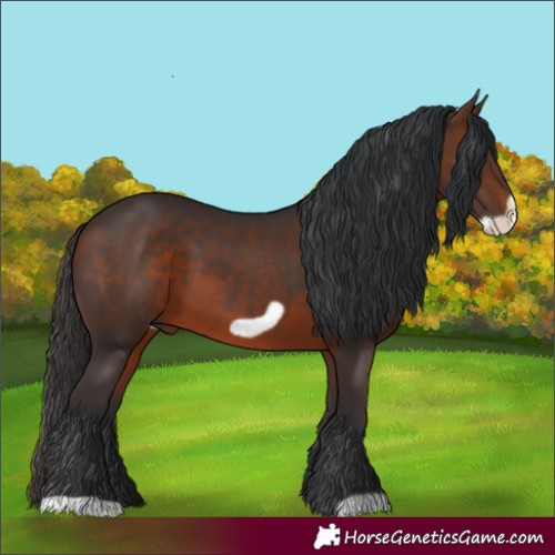 Horse Color:Brown Frame 