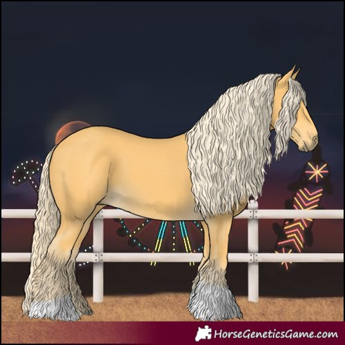 Horse Color:Palomino Tobiano 