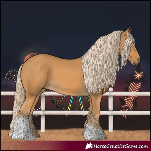 Horse Color:Palomino Tobiano 